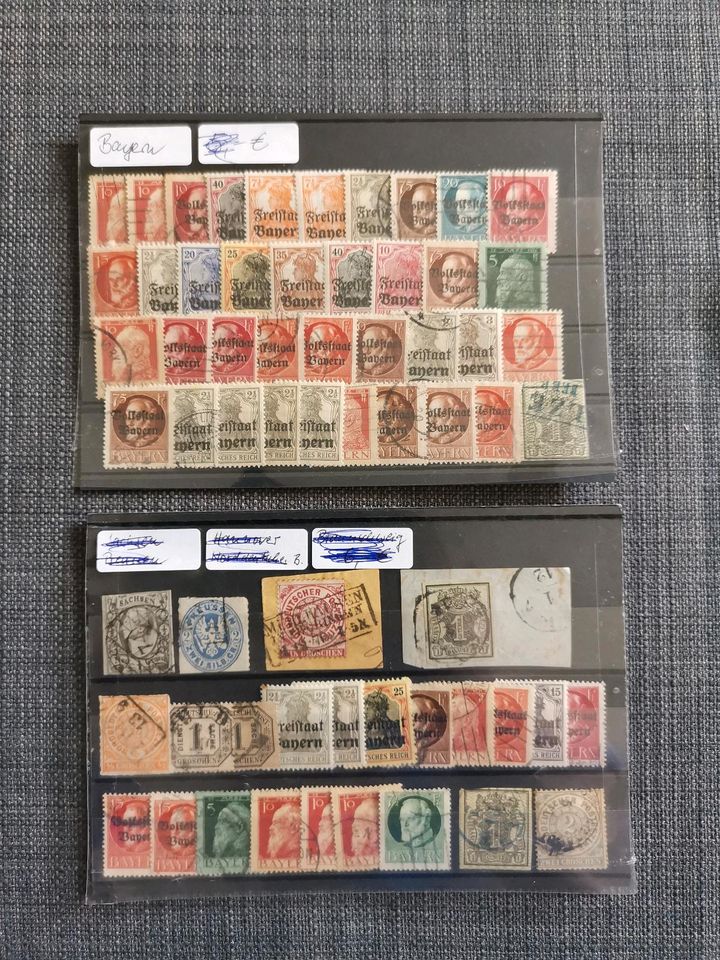 Briefmarken Altdeutschland in Düsseldorf