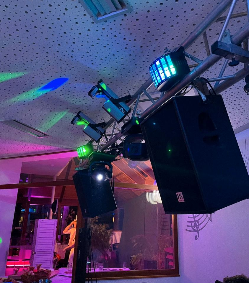 Musikanlage Mieten Licht und Ton für Geburtstag Hochzeit Party in Renningen