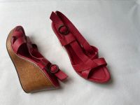 Zara Schuhe Gr. 39 Keilabsatz Plateausandalen rot Altona - Hamburg Othmarschen Vorschau