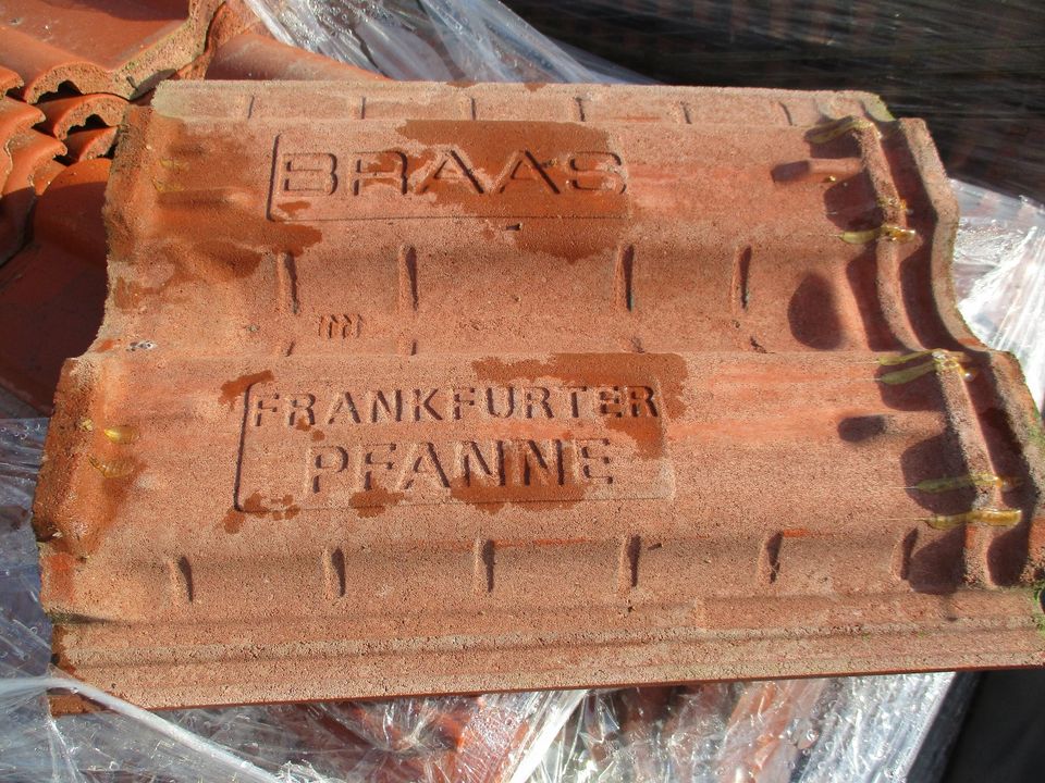 Dachziegel ,Brass Frankfurter Pfanne rot in Bürstadt