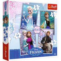 4in1 Puzzle Frozen Eiskönigin von Trefl, 35-70 Teile, neuwertig Sachsen-Anhalt - Magdeburg Vorschau