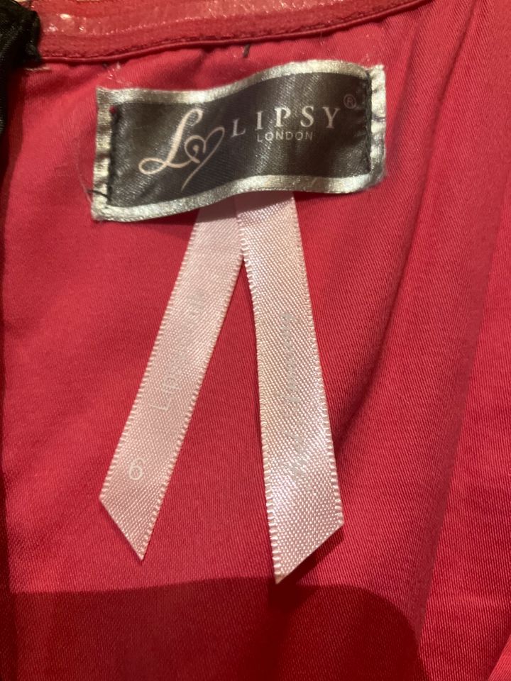 LIPSY London Kleid Gr. 6 XS pink Etuikleid Reißverschluss in Hamburg