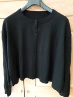 Strickjacke, Druckknöpfe, kurz u. kastig, Merino, schwarz Niedersachsen - Meppen Vorschau