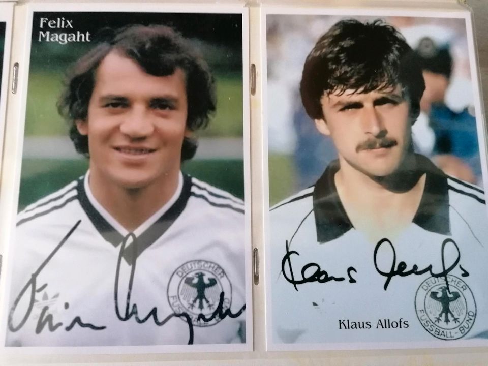 National Mannschaft,6 Autogramme, Matthäus,Rummenigge weitere in Berlin