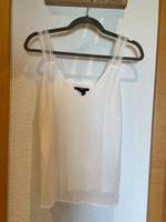 Esprit Gr. S Camisole Spitzendetails Blusenshirt ärmellos weiß Hessen - Weiterstadt Vorschau