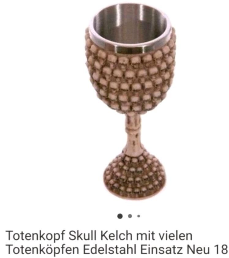 Totenkopf Skull Kelch TOP in Dinslaken