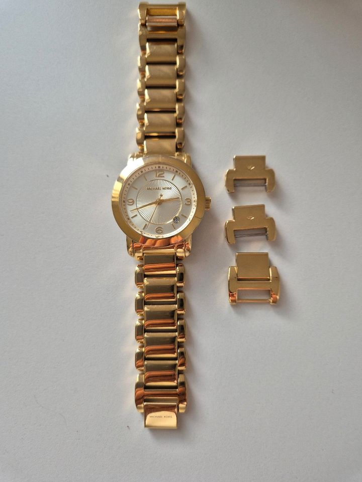 Michael Kors Damen Uhr Armbanduhr, gold, MK3485 in Einhausen