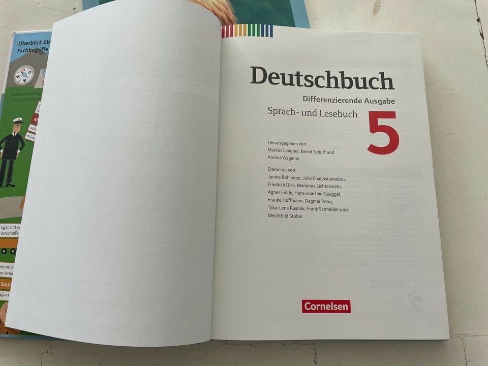 Deutschbuch Differenzierende Ausgabe Buch+Arbeitsheft 5 Cornelsen in Uder