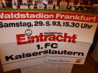 Aushangplakat : Eintracht Frankf.  1. Fc Kaiserslautern 1993 Hessen - Hattersheim am Main Vorschau