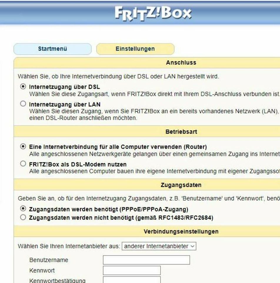 FRITZ!Box Fon WLAN 7141 ohne Software-Branding. in Espelkamp