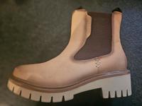 Bugatti NEU 41 Stiefelette Stiefel Chelsea Boots beige gefüttert Bayern - Mömlingen Vorschau
