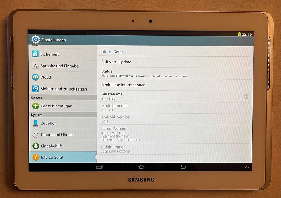 Samsung Galaxy Tab 2 10.1 Modell GT-P5110) in Lörrach