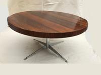 Couchtisch 70er rund Eames Ära Palisander Chrom Baden-Württemberg - Dossenheim Vorschau
