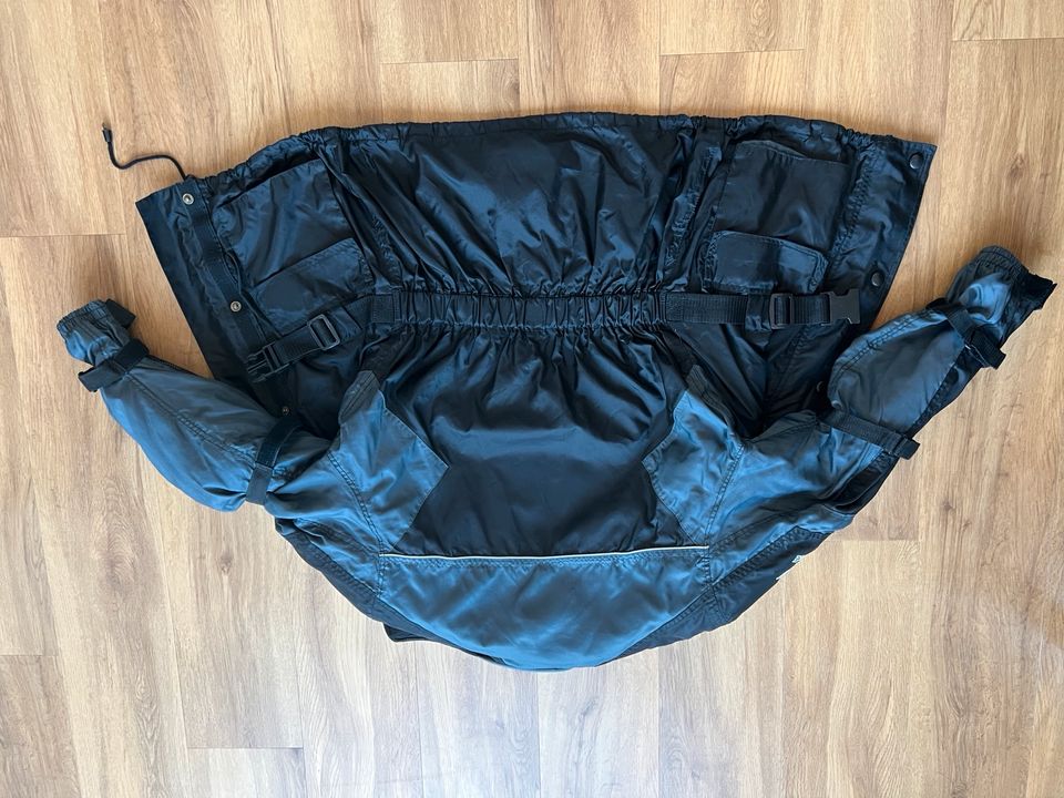 Motorrad Jacke Bullforce Protektoren Schwarz Unisex, Gr.S/38 in Offenbach