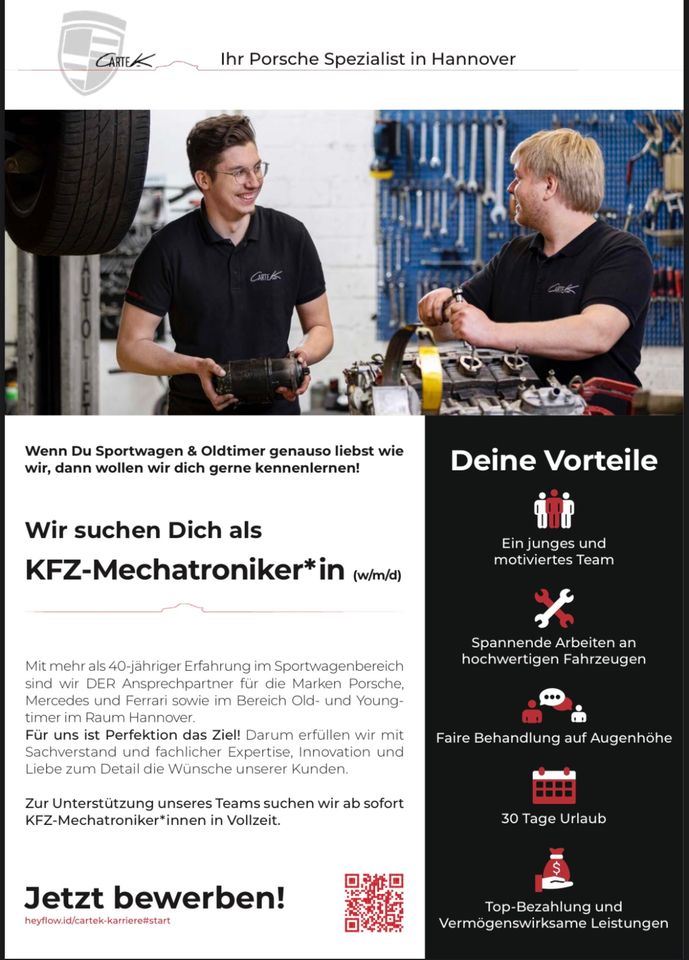 KFZ-Mechatroniker (m/w/d) in Vollzeit / KFZ-Mechaniker (m/w/d) in Isernhagen