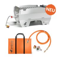 SKOTTI Grill 2.0 NEU Edelstahl + 1,3m Adapter Set zum Anschluss auf 5kg - 11kg Gasflasche | Set 6 *** LIEFERUNG KOSTENLOS mit DHL *** Niedersachsen - Lindwedel Vorschau