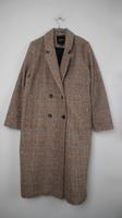 Monki Mantel Braun Wollmantel 38 M lang Oversized Hahnentrittmust Wandsbek - Hamburg Jenfeld Vorschau