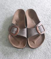 Birkenstock Sandalen Gr. 39 dunkelgrau neuwertig Schleswig-Holstein - Kremperheide Vorschau