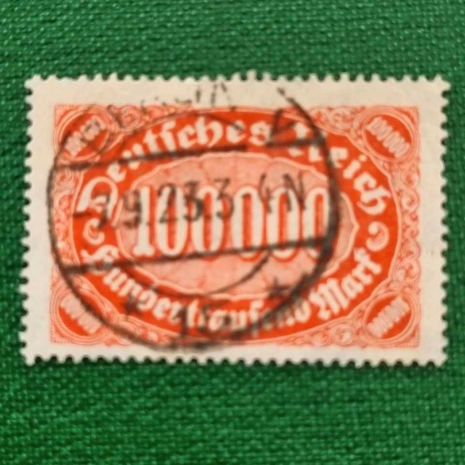 DR BERLIN 7.9.1923 Vollstempel zentrisch Inflation #2390 in Aurich