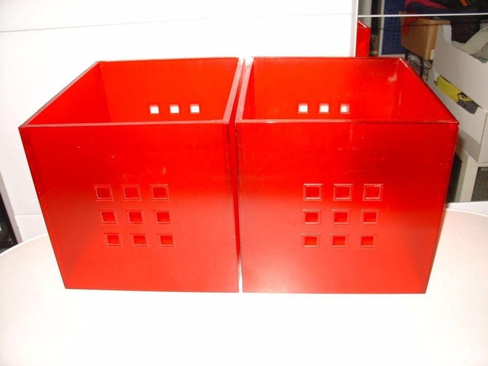 2 x IKEA Kallax Expedit Einsatz Box LEKMAN Aufbewahrung, RAR in Augsburg