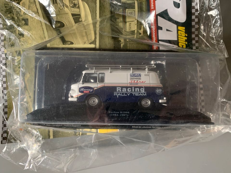 Wartburg 353 Rally Trans Barkas B1000 Rally Modellauto 1:43 DDR in Borna