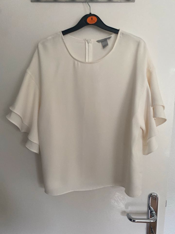 H&M Shirt Gr. 36 weiß wollweiss in Wilhelmshaven