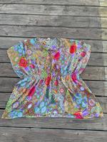 Hippie boho Tunika Bluse Sommer bunt Ibiza Strandkleid 38 40 Hessen - Pohlheim Vorschau