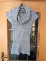 Mini-Strickkleid/ langer Strickpulli / XXL Kragen / kurze Ärmel Bayern - Schongau Vorschau