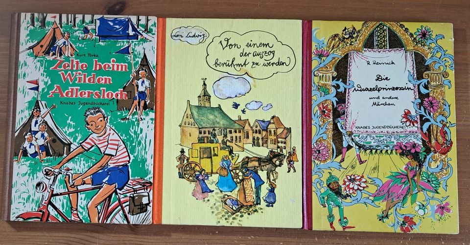 DDR Knabes Jugendbücherei - Kinder- und Jugendbücher 60er 70er in Schmoelln