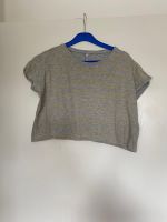 Damen Hailys Cropped Top T-Shirt grau gelb Gr XS neuwertig Köln - Porz Vorschau