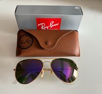 Ray Ban RB 3025 Aviator Purple Lila Gold Sonnenbrille Hamburg-Mitte - Hamburg Altstadt Vorschau