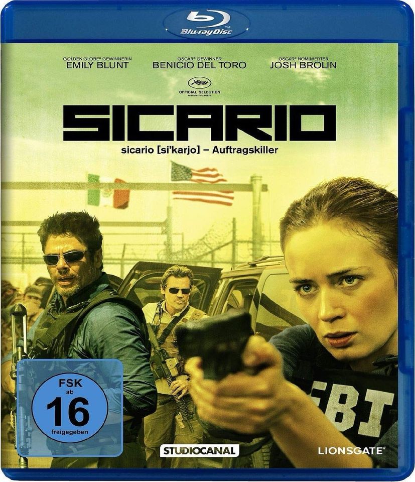 Sicario | Blu-ray Steelbook | FR Import | OOP | inkl. dt. Disk in Neuss