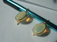 Ohrstecker 18kt vergoldet mit Opal, 950/Silber #j21840 Köln - Bayenthal Vorschau