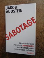 Jakob Augstein: Sabotage - Hardcover ⭐NEU ungelesen⭐ Thüringen - Jena Vorschau