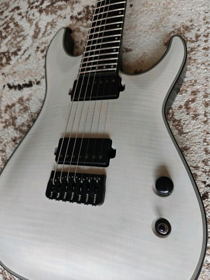 Schecter KM7 MK1 Trans White Satin (Keith Merrow signature) in Detmold