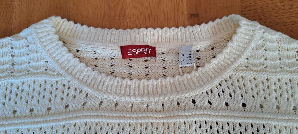 Neu, Esprit, Gestrickter Pullover, Größe XL, Offwhite in Lambrechtshagen