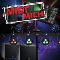 Große Musikanlage Lichttechnik Tontechnik mieten Eventtechnik Baden-Württemberg - Schwäbisch Hall Vorschau