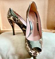 Gucci, High Heels, 38,5, Leder, SchlangenOptik, Plateau, Peep Toe Nordrhein-Westfalen - Moers Vorschau