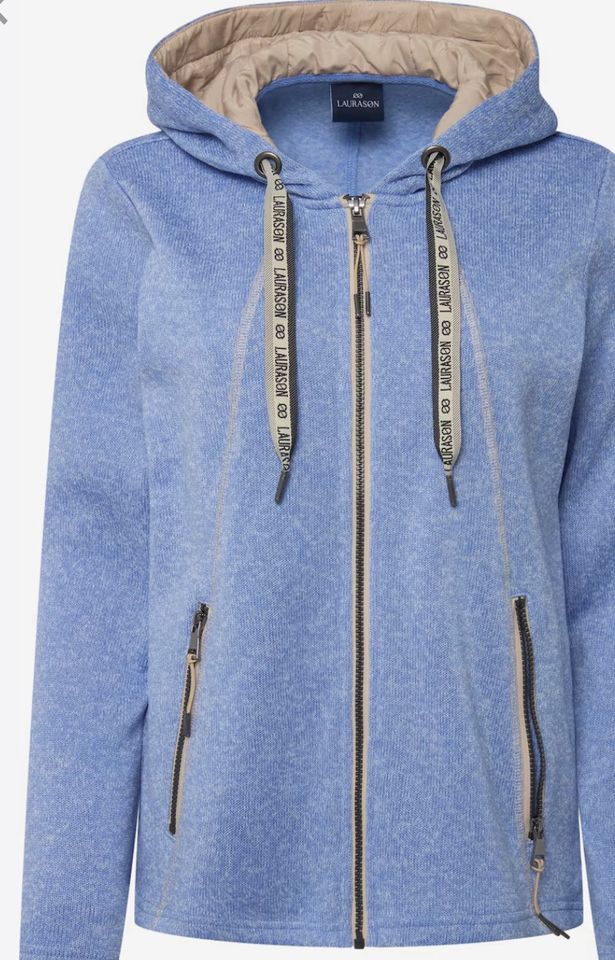 LAURASØN Sweatjacke in Pastellblau Gr. in Raesfeld