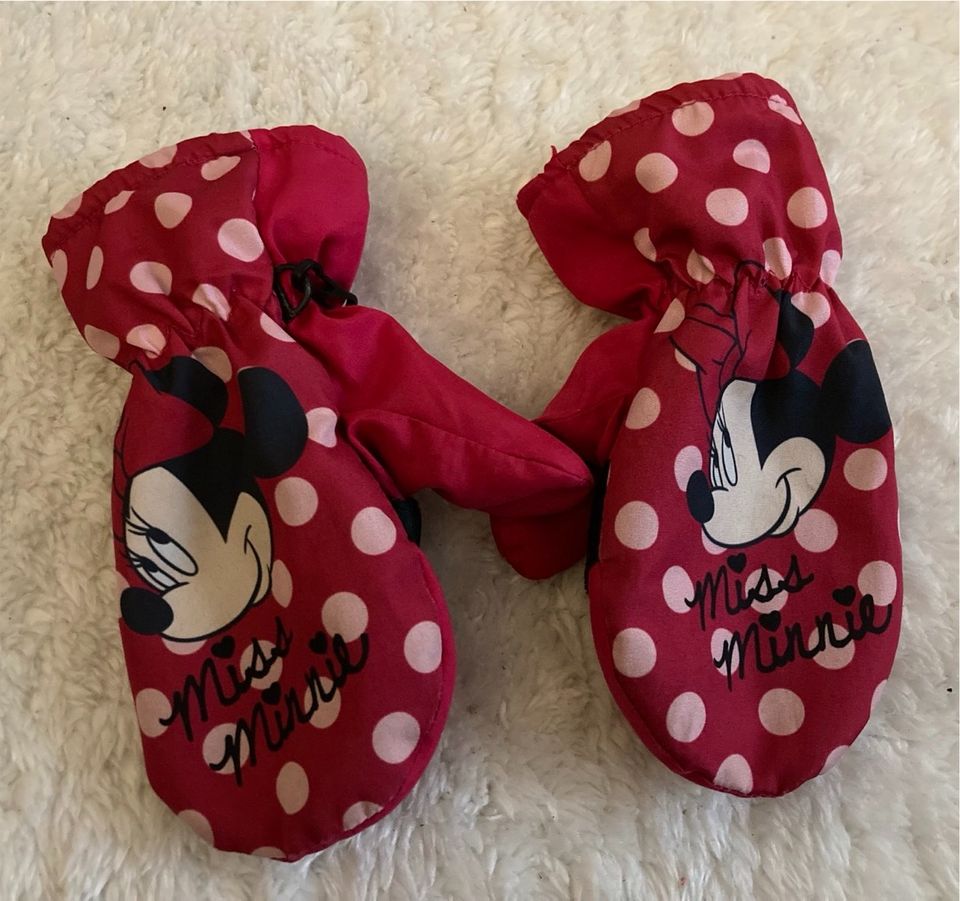 Minnie Maus*Handschuhe*Däumlinge*Kinderhandschuhe*rot*Minnie Mous in Schwarmstedt