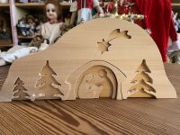 Krippe Linden-Holz Weihnacht Handarbeit Maria Geschenk Nordrhein-Westfalen - Langenfeld Vorschau