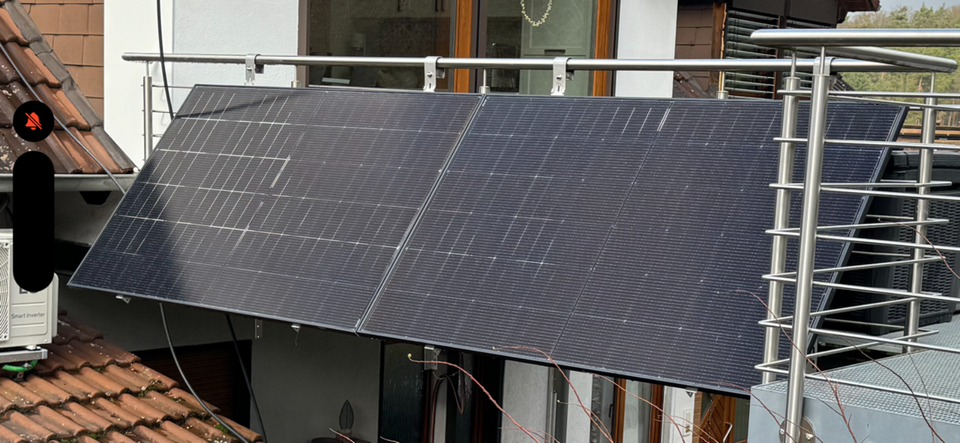 Balkonkraftwerk Montageset Halterung Photovoltaik Solaranlage in Herborn