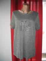 Cecil Shirt mit Glitzerfäden + Wording khaki oliv grün L 40 42 wN Bayern - Bayreuth Vorschau