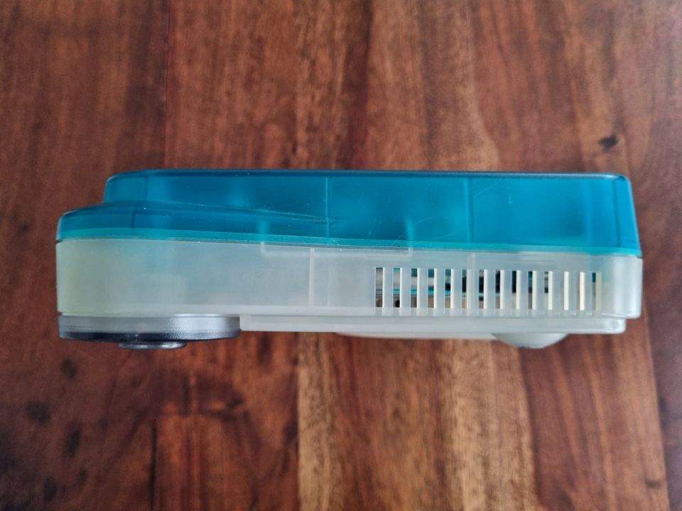 N64 Nintendo 64 Clear Ice Blue + Super Mario KOMPLETT GEREINIGT in Apfeldorf