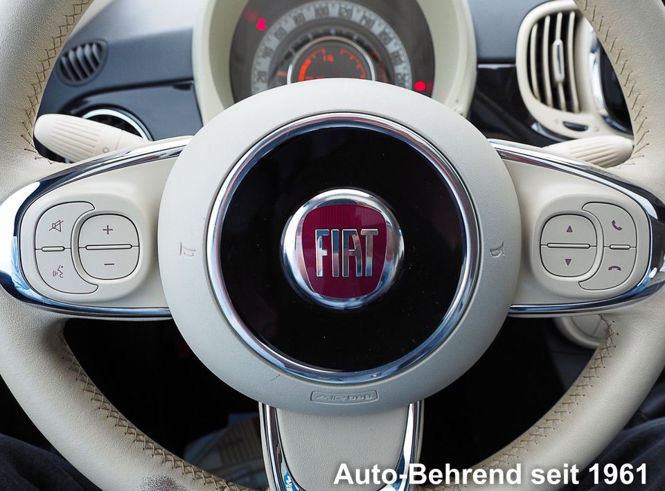 Fiat 500 Lounge Klimaautomatik Bluetooth Ganzjahresr. in Waren (Müritz)