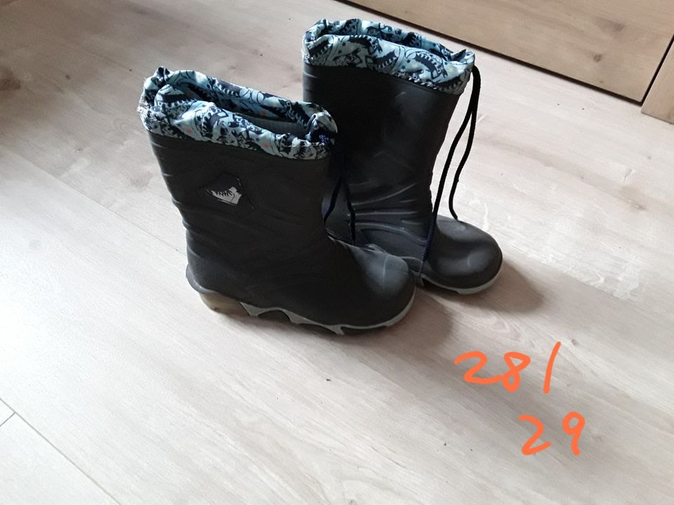 Gummistiefel Gr. 28/29 blinken in Herrnburg