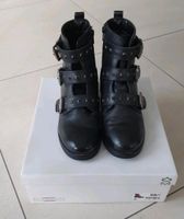 Stiefel Stiefeletten Damen Größe 38 Schwarz Echt Leder Baden-Württemberg - Rutesheim   Vorschau