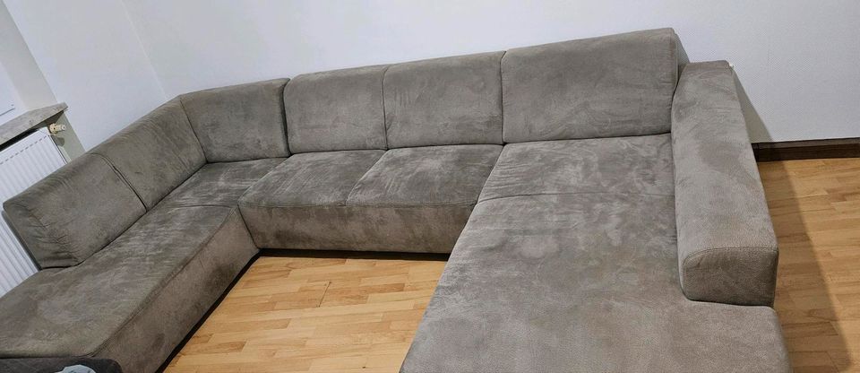 Samt Couch U-Form in Saarbrücken