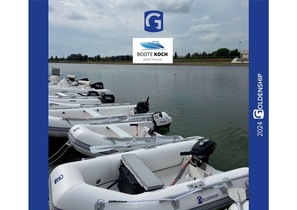 RIB Schlauchboot Goldenship AURA 470 + 60 PS Parsun NEU in Dortmund