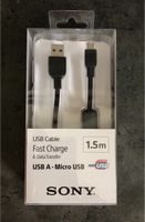 Sony Kabel USB A auf Micro USB 1,5m Fast Charge & Data Transfer Brandenburg - Potsdam Vorschau